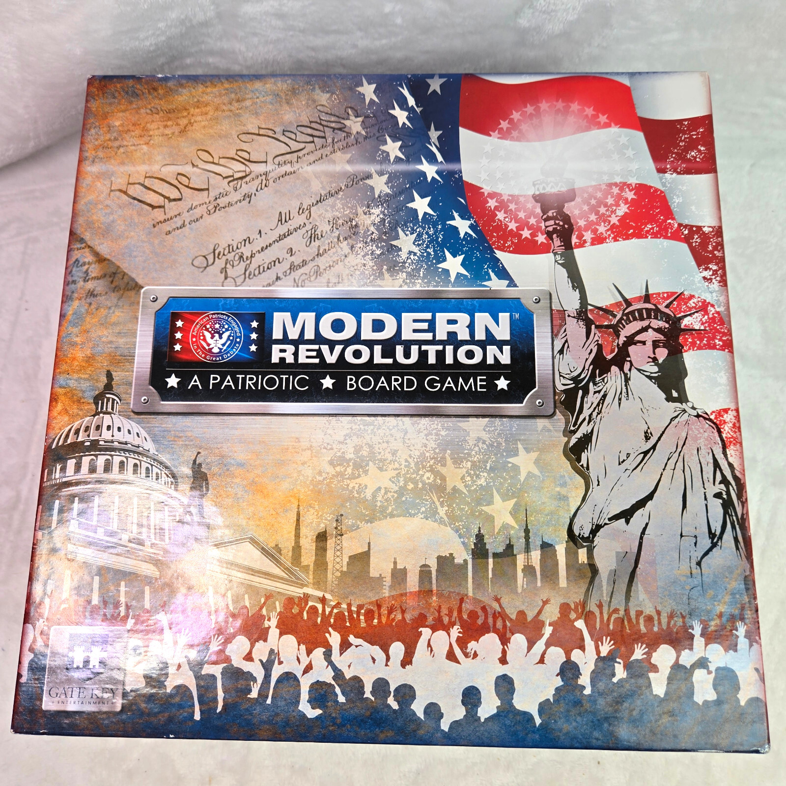 Modern Revolution A Patriotic Board Game by Gate Key Entertainment.