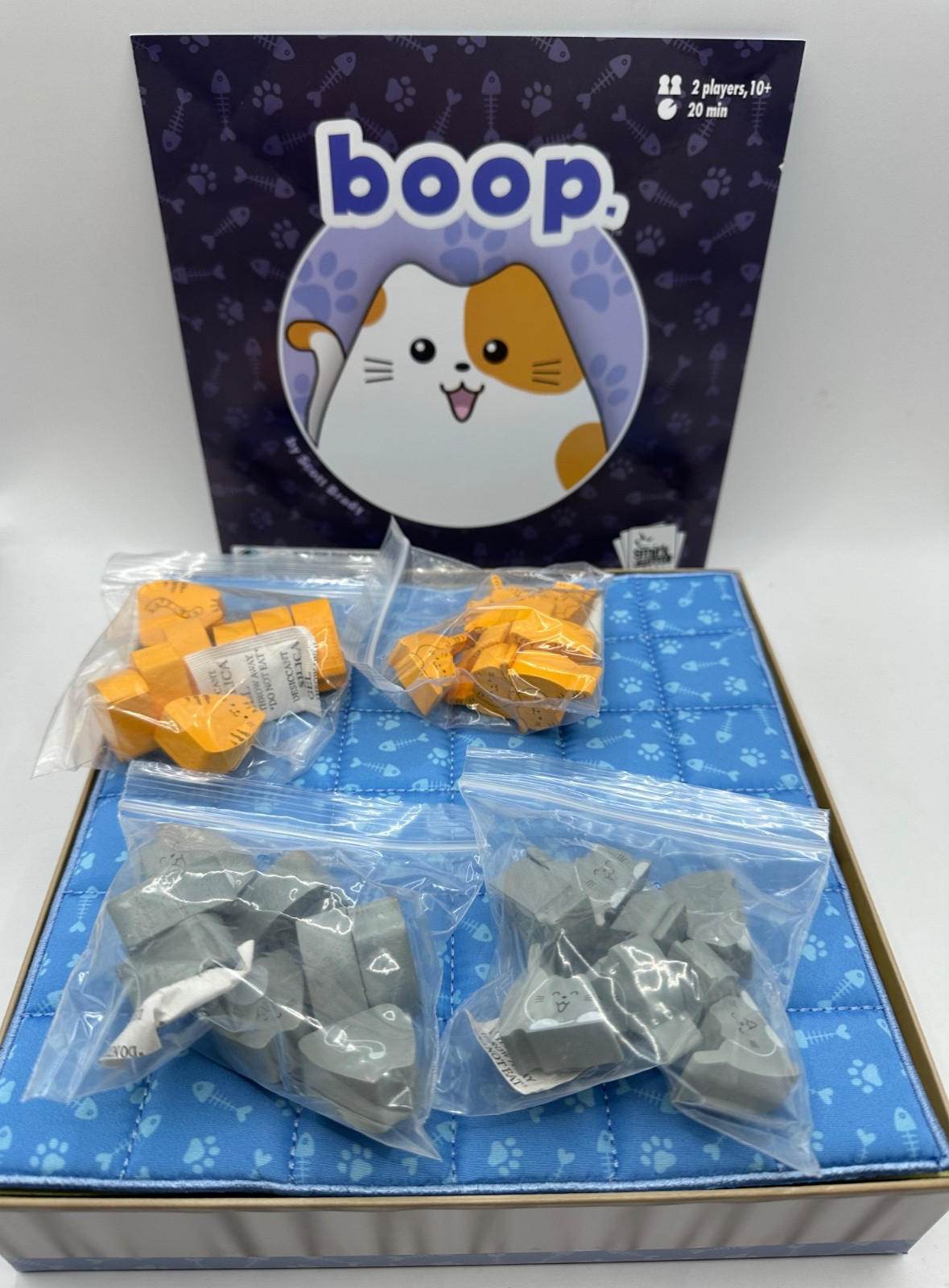 Boop A Very Thinky Game for 2 Clever Cats Smirk & Dagger Games COMPLETE