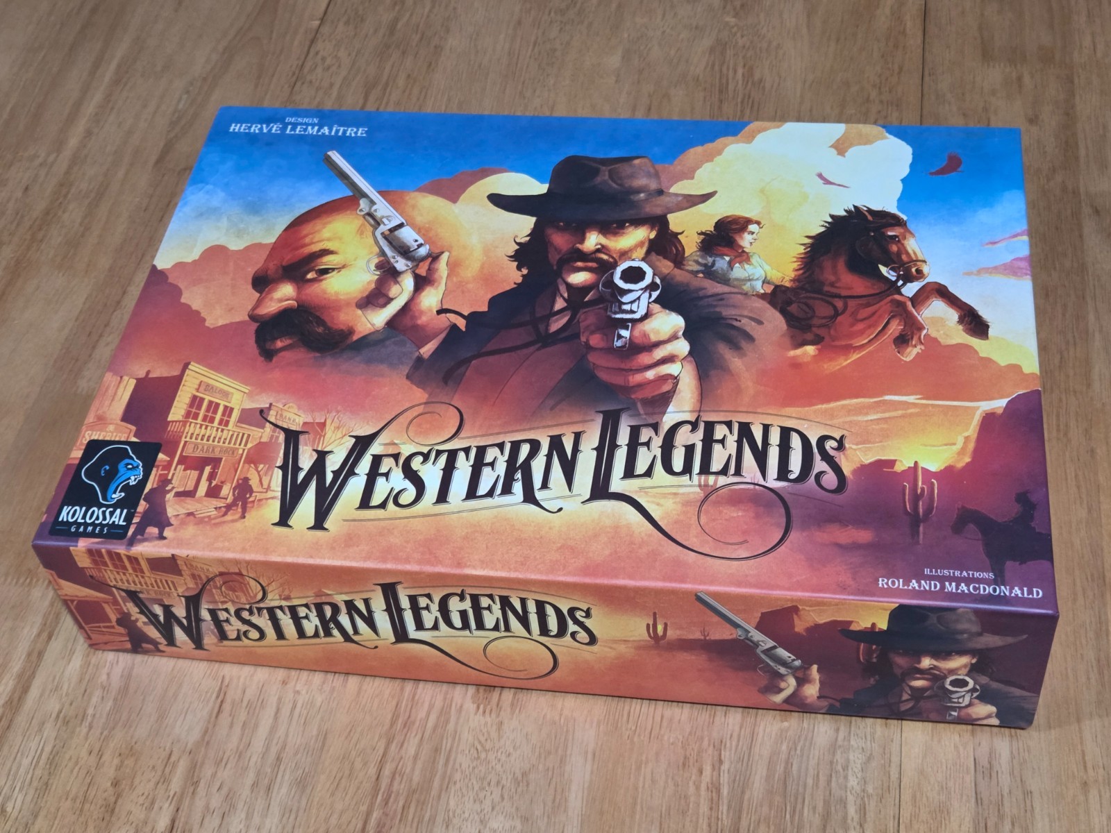 Western Legends Board Game – Missing Rulebook (printed replacement)