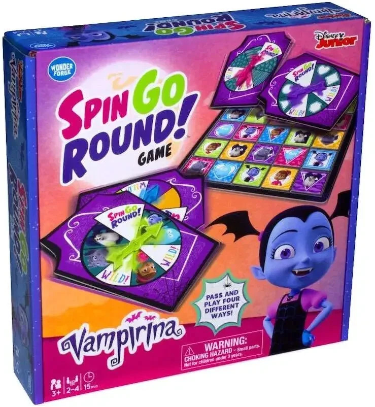 Disney Junior Vampirina Spin Go Round ! Game Wonder Forge Brand New