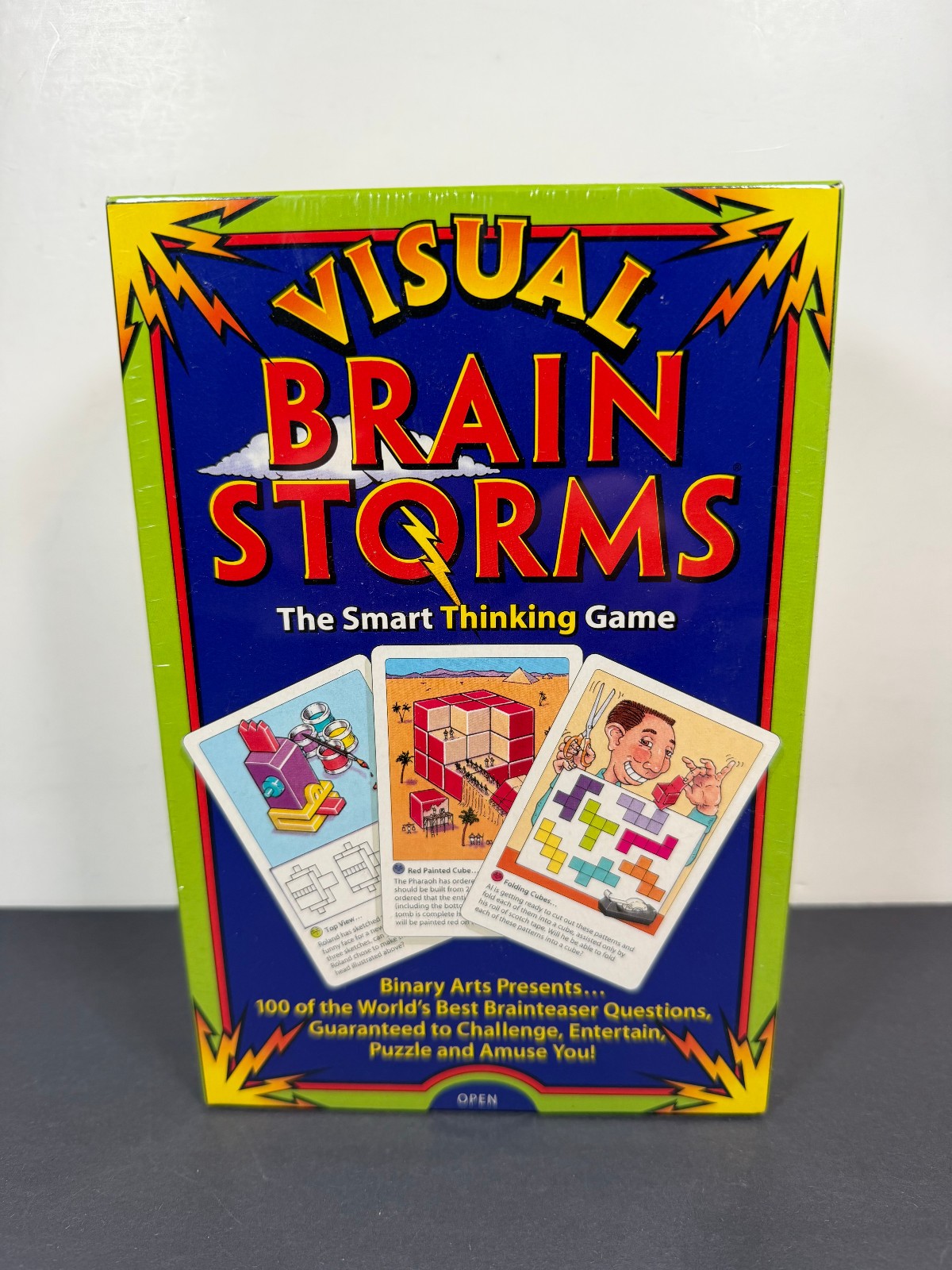 Binary Arts Visual Brain Storms Smart The Thinking Game Brain Teaser 1995