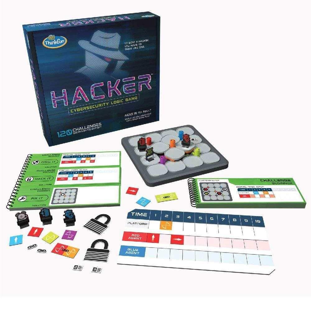 Think Fun Hacker Cybersecurity Coding Game And Stem Toy For Boys And