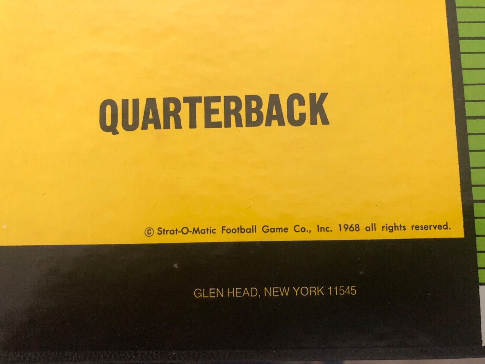 1968 STRAT-O-MATIC PRO FOOTBALL Board Game Box MIAMI DOLPHINS MINNESOTA VIKINGS