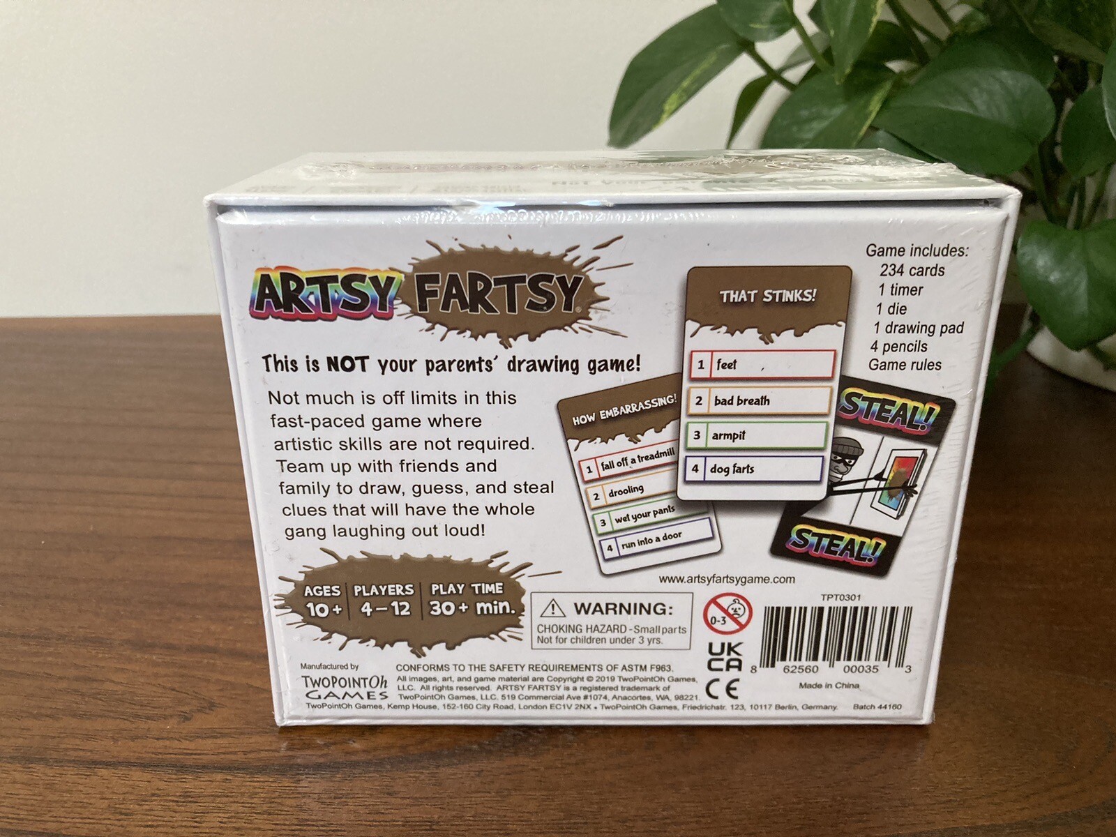 Artsy Fartsy – Not Your Parents’ Drawing Game by TwoPointOh Games NEW SEALED