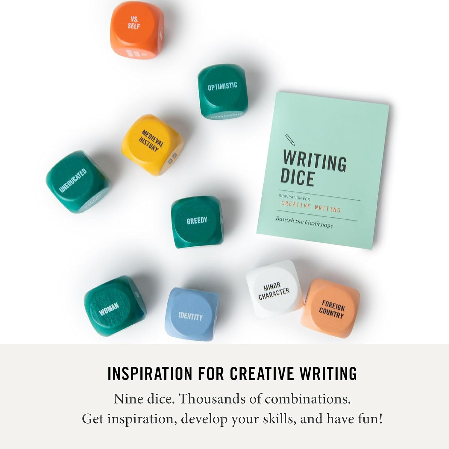 Writing Dice for Creative Writing — Beat Writer’S Block | Story Prompt Dice for