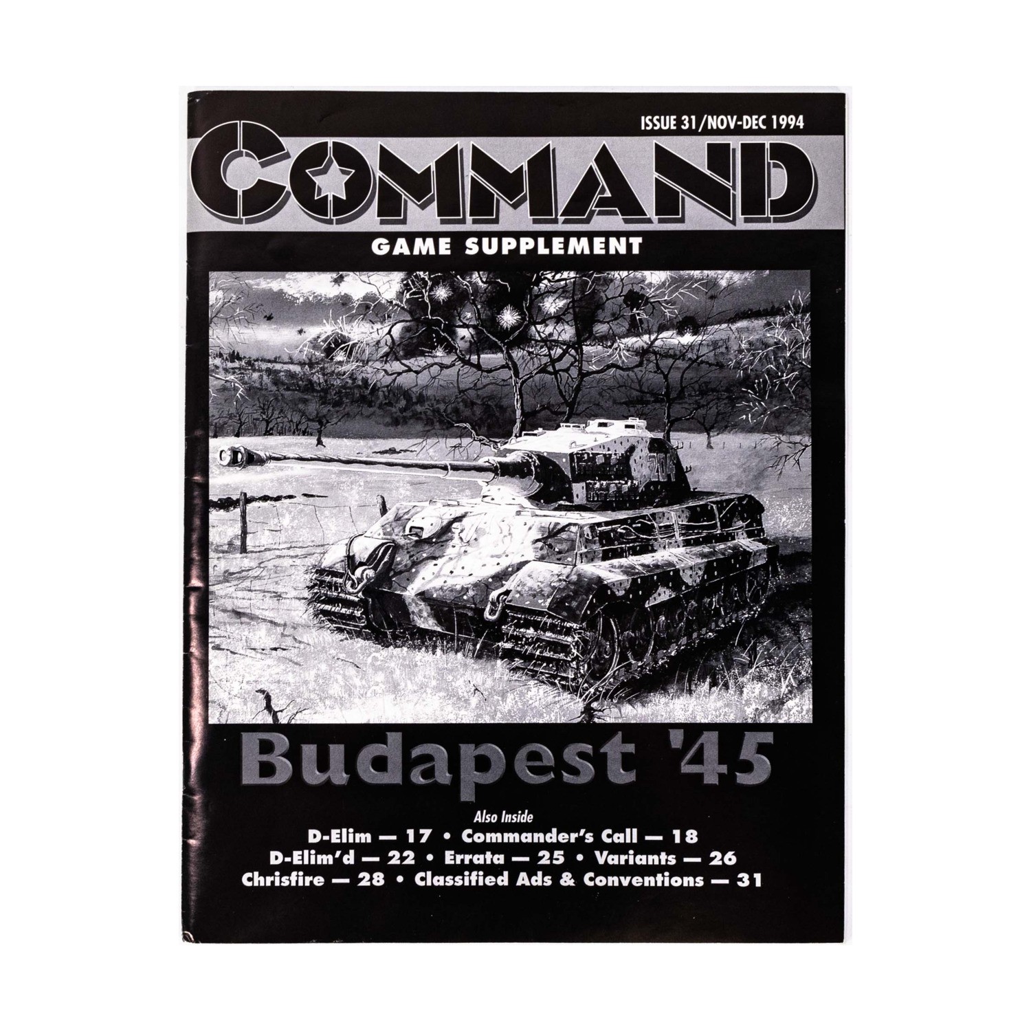 XTR Command Magazine Game Only Budapest ’45 Bag VG+/EX