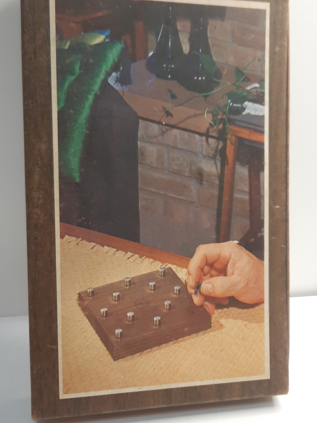 Vintage Hoyle Official Games The Bullseye Puzzler Game 1964 – 8106 Walnut – Rare