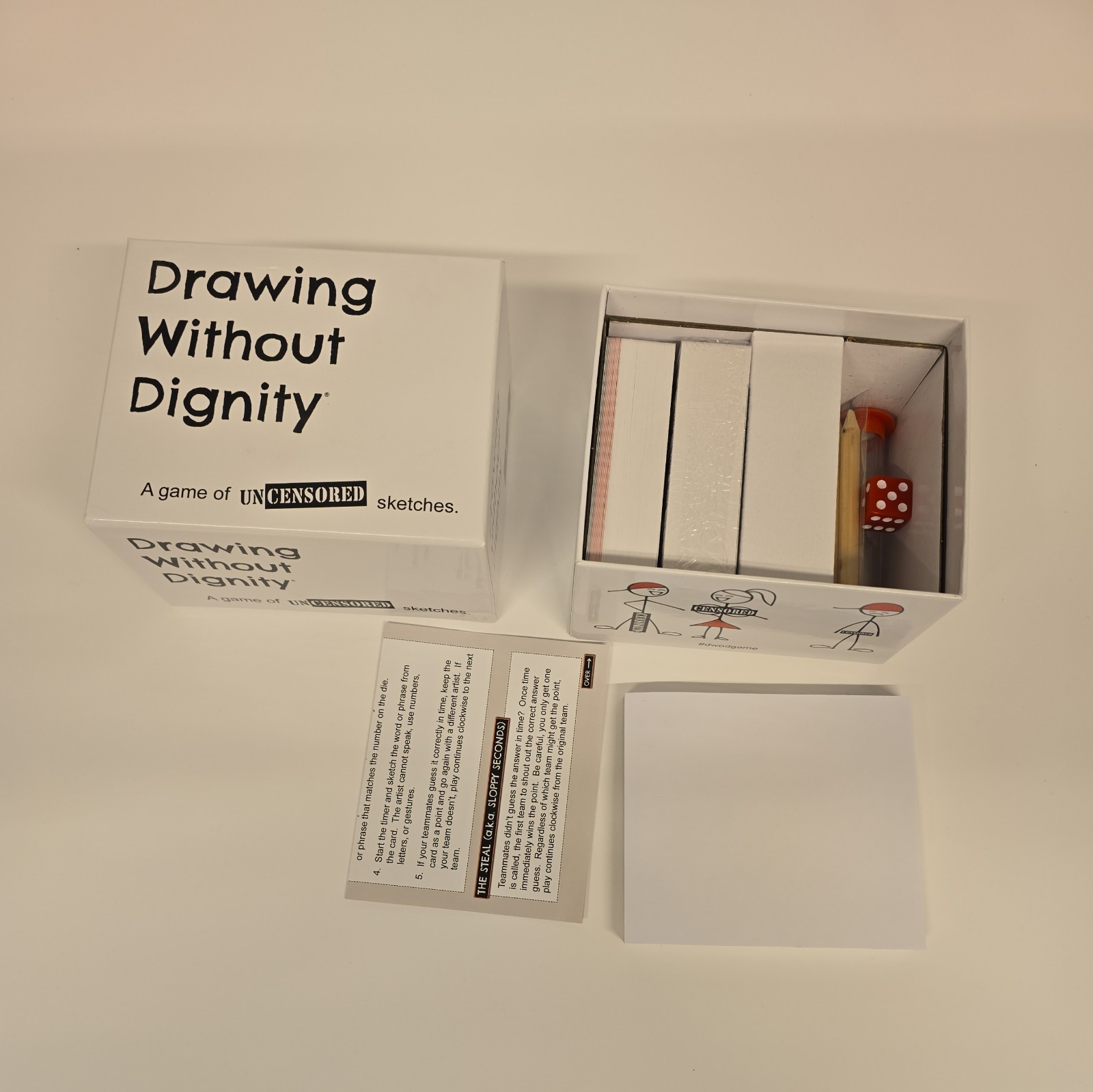 NEW Drawing Without Dignity – Adult Party Game of Uncensored Sketches