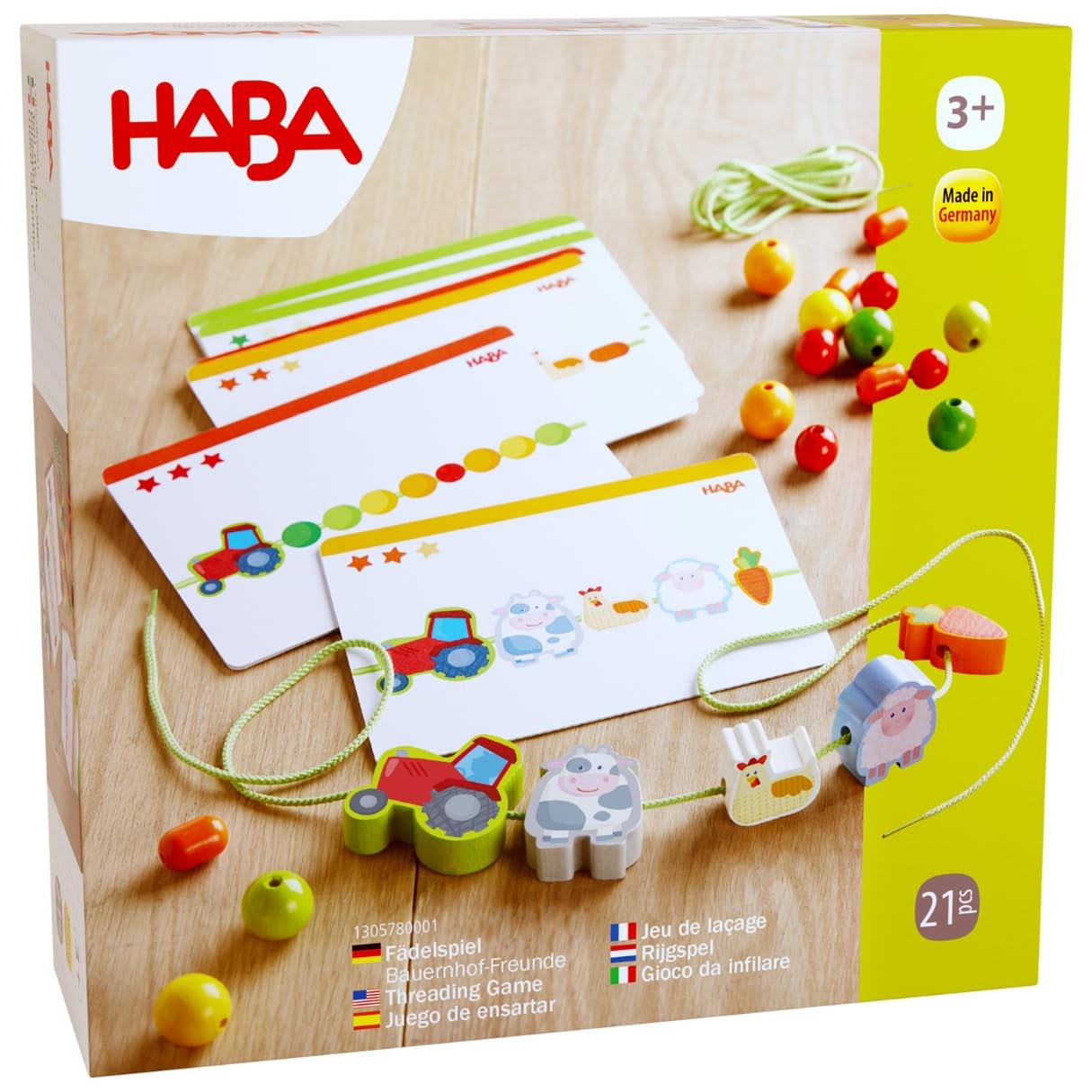 Friends of the Farm Lacing Game 305780 Educational Game From 3 Years Multicolor