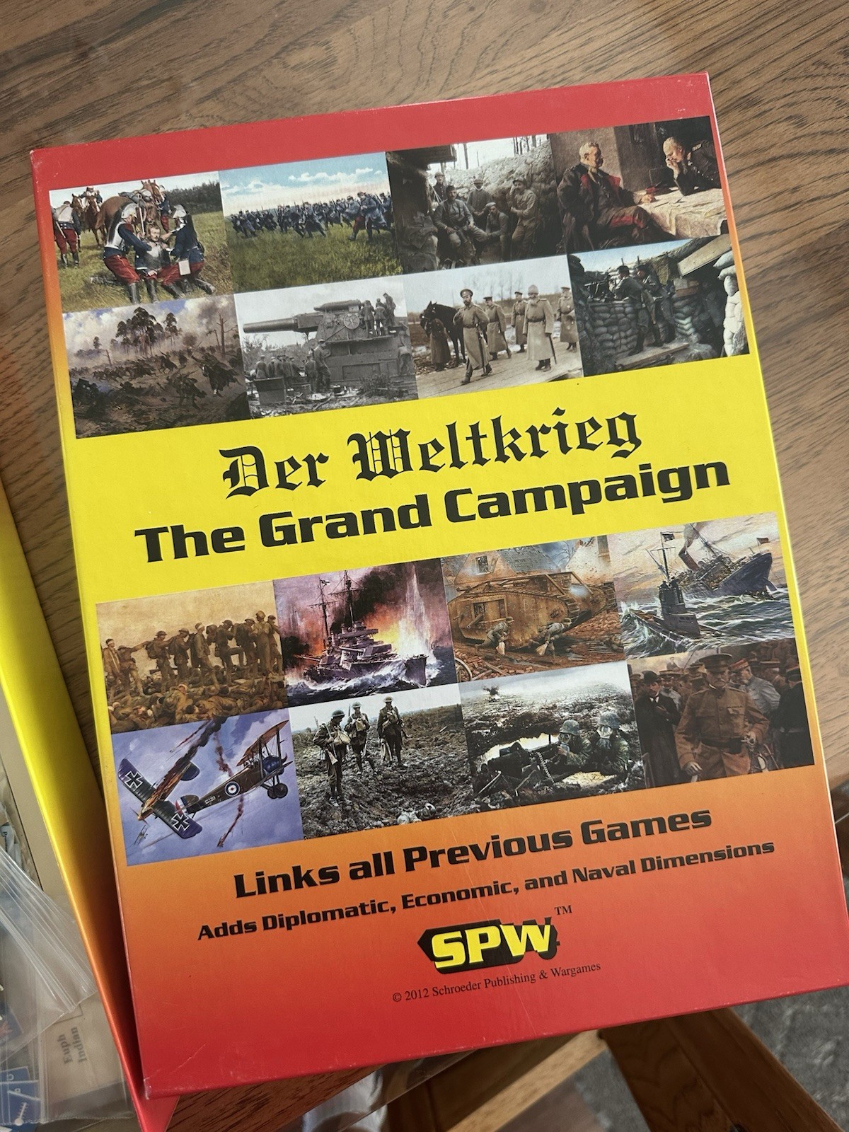 Schroeder Pub & Wargame Der Weltkrieg – The Grand Campaign Box VG+/NM