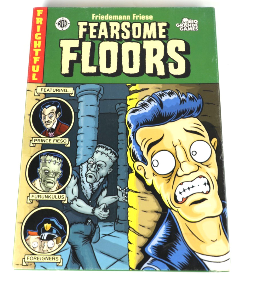 Friedemann Friese Fearsome Floors Board Game 100% Complete