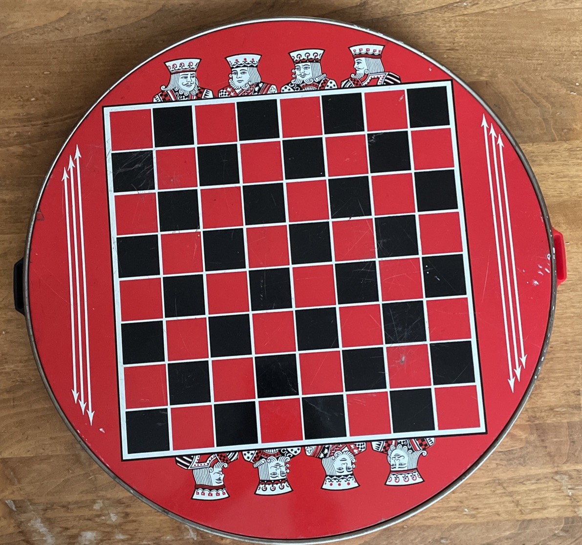 Vintage Chinese Checkers Metal Game Board Pixie brand game by the Steven Mfg Co