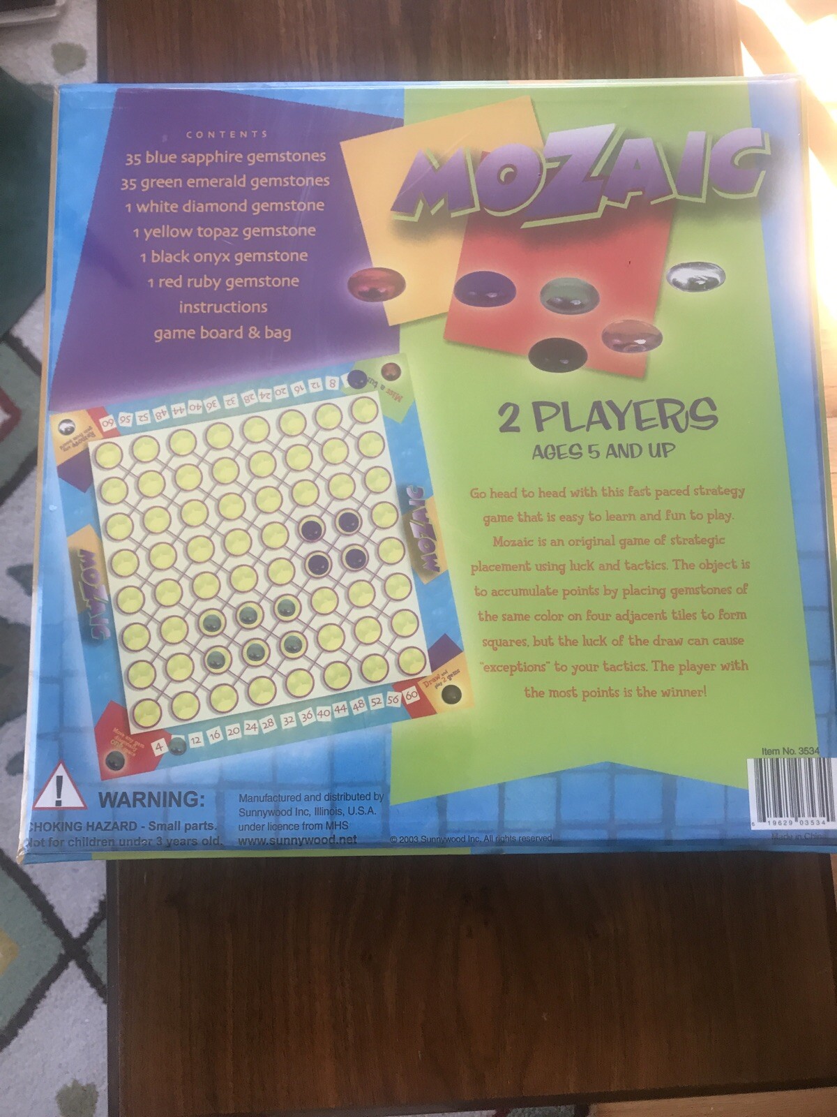 Mozaic Strategy Gameby Sterling Gaming NEW SEALED (11)