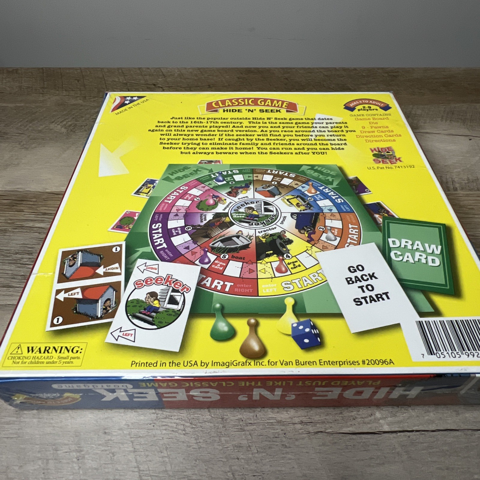 Vintage Ideal Toy Co 1967 Hide N’ Seek Childrens Board Game Complete Original