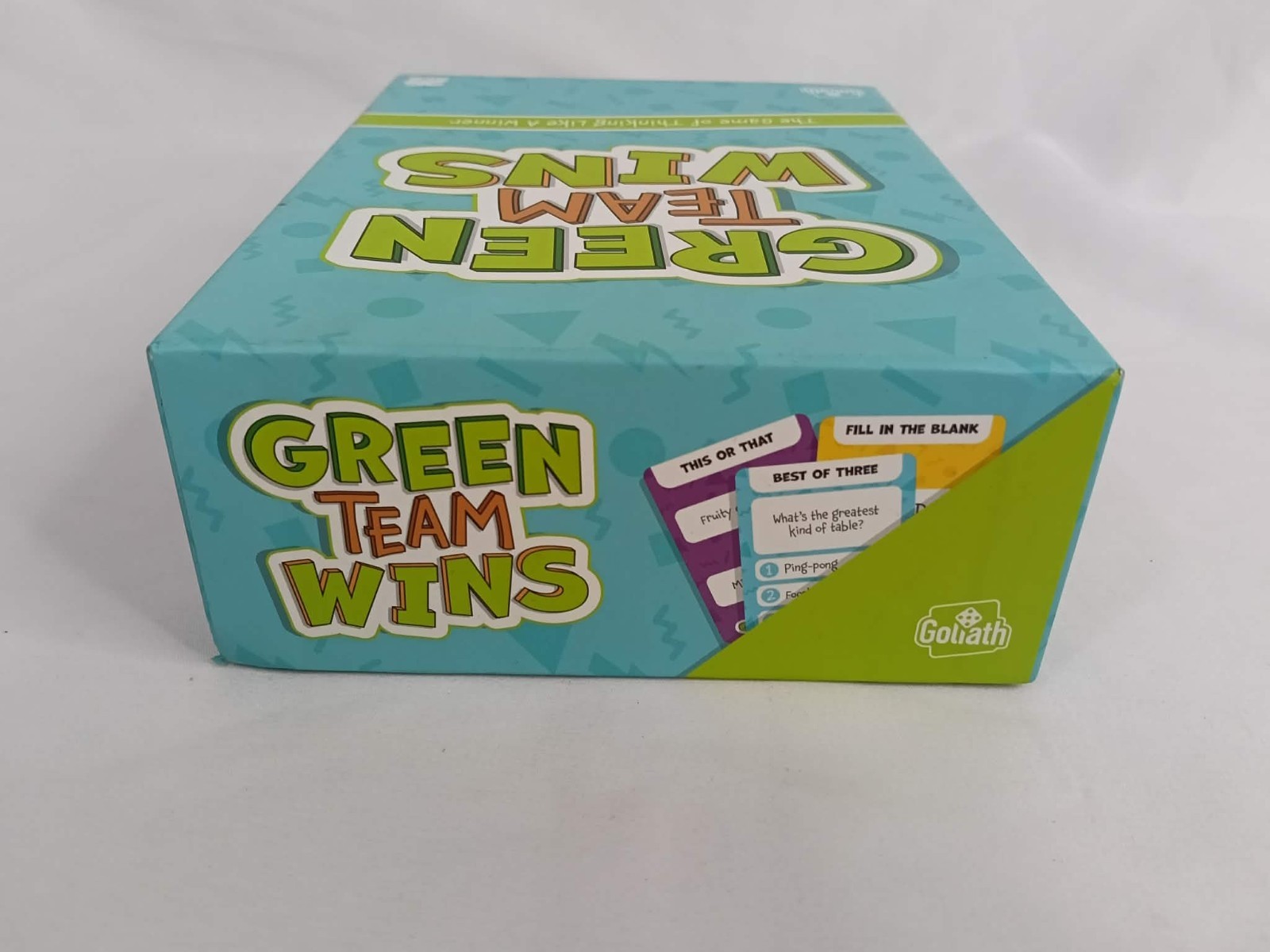 Green Team Wins The Game of Thinking Like A Winner Board Game 3-6 Players Party