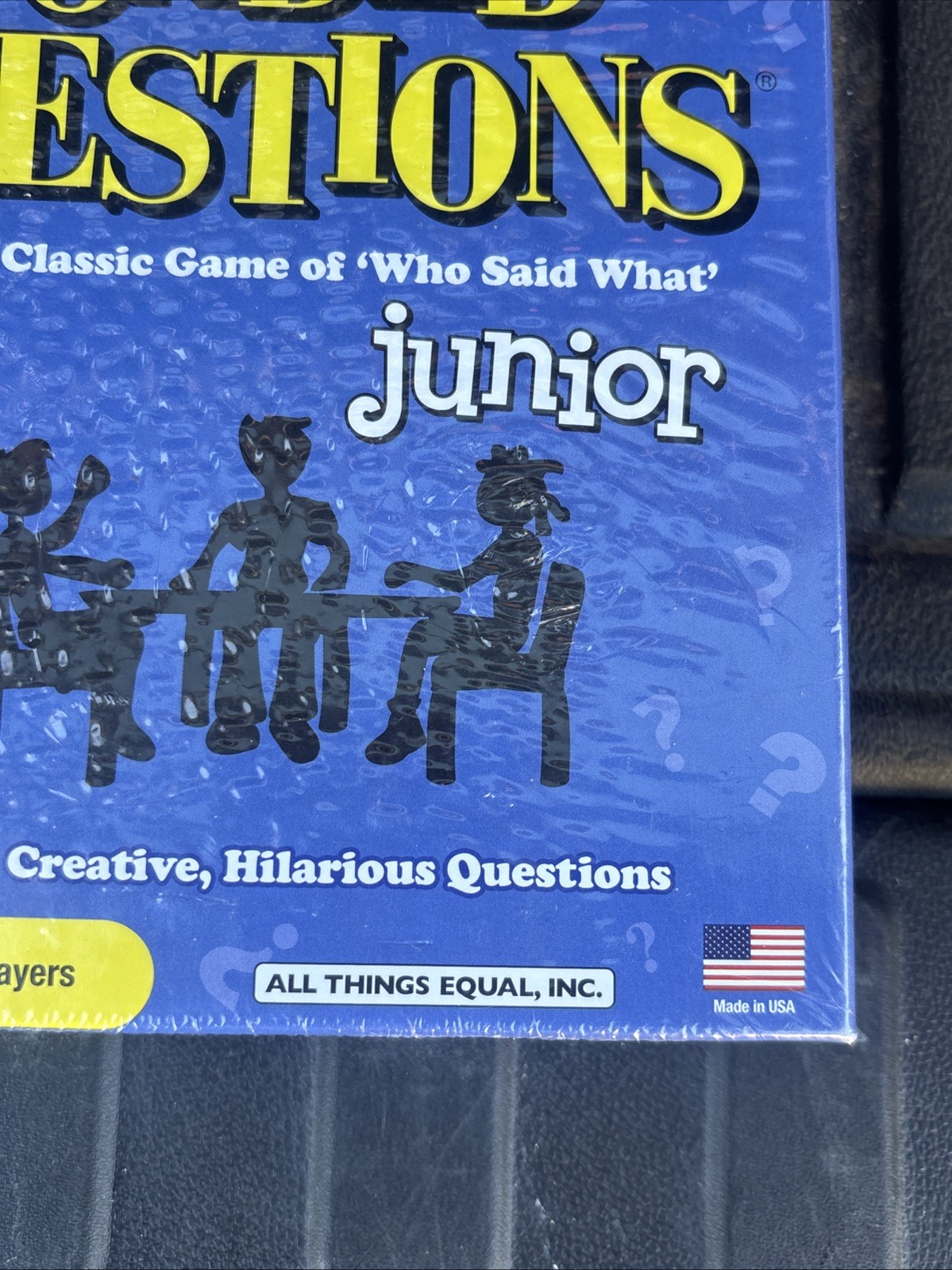 Loaded Questions Junior Ages 6+, 4-6 Players Game Of Who Said What