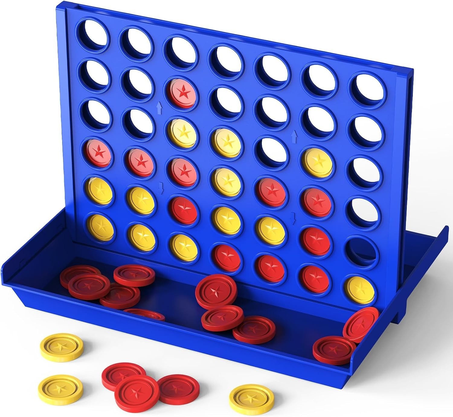 Medium Size 4 in a Row Game for Kids Ages 3+, Classic Family Board Game for K…