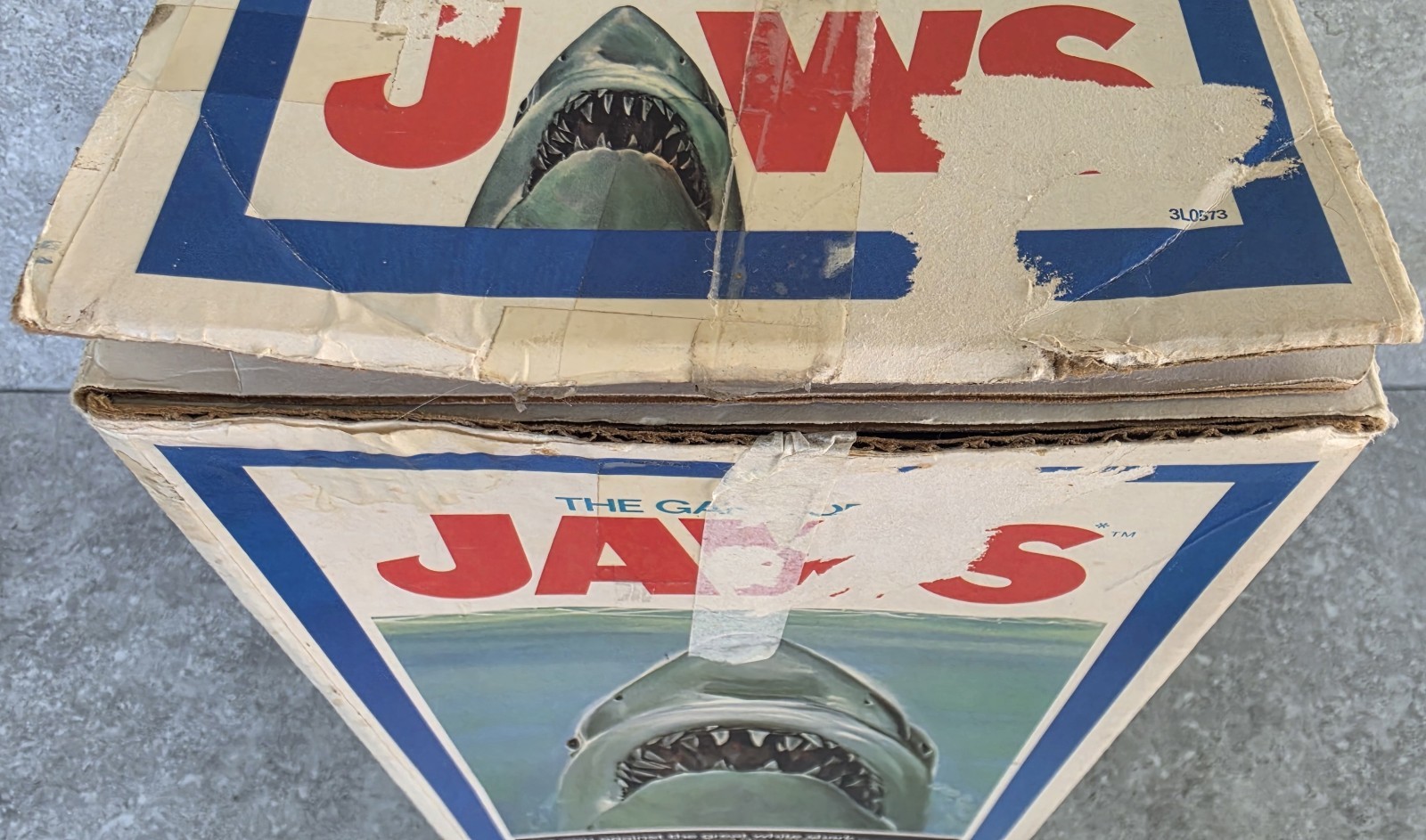 Vtg 1975 Ideal Universal Pictures Game of Jaws Shark Game 95% Complete FREEUSHIP