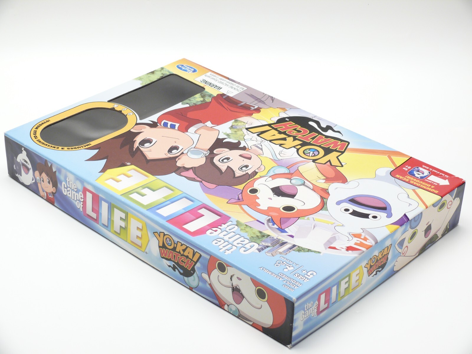 The Game of Life Yo-kai Yokai Watch Edition Board Game Hasbro 97% W/ Instruction