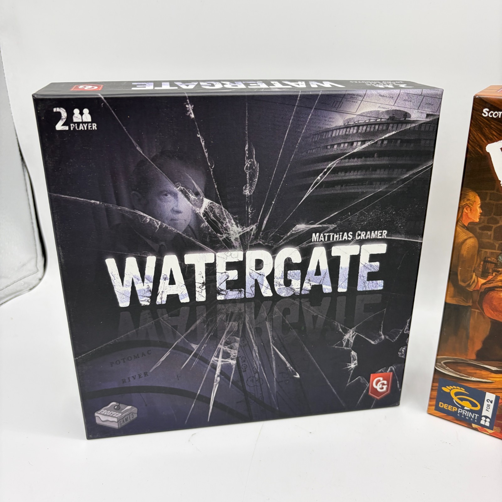 Board Game Lot of 2 Watergate + Beer & Bread Capstone Games 2 Player Strategy