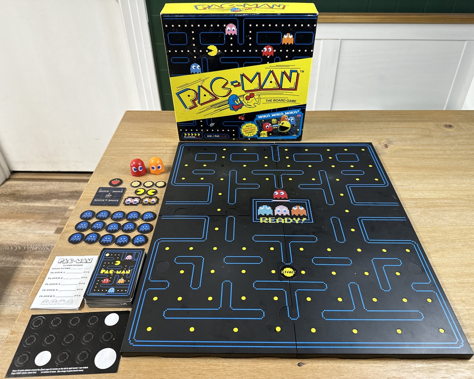 PAC-MAN The Board Game – BUFFALO GAMES Bandai Namco FOR PARTS