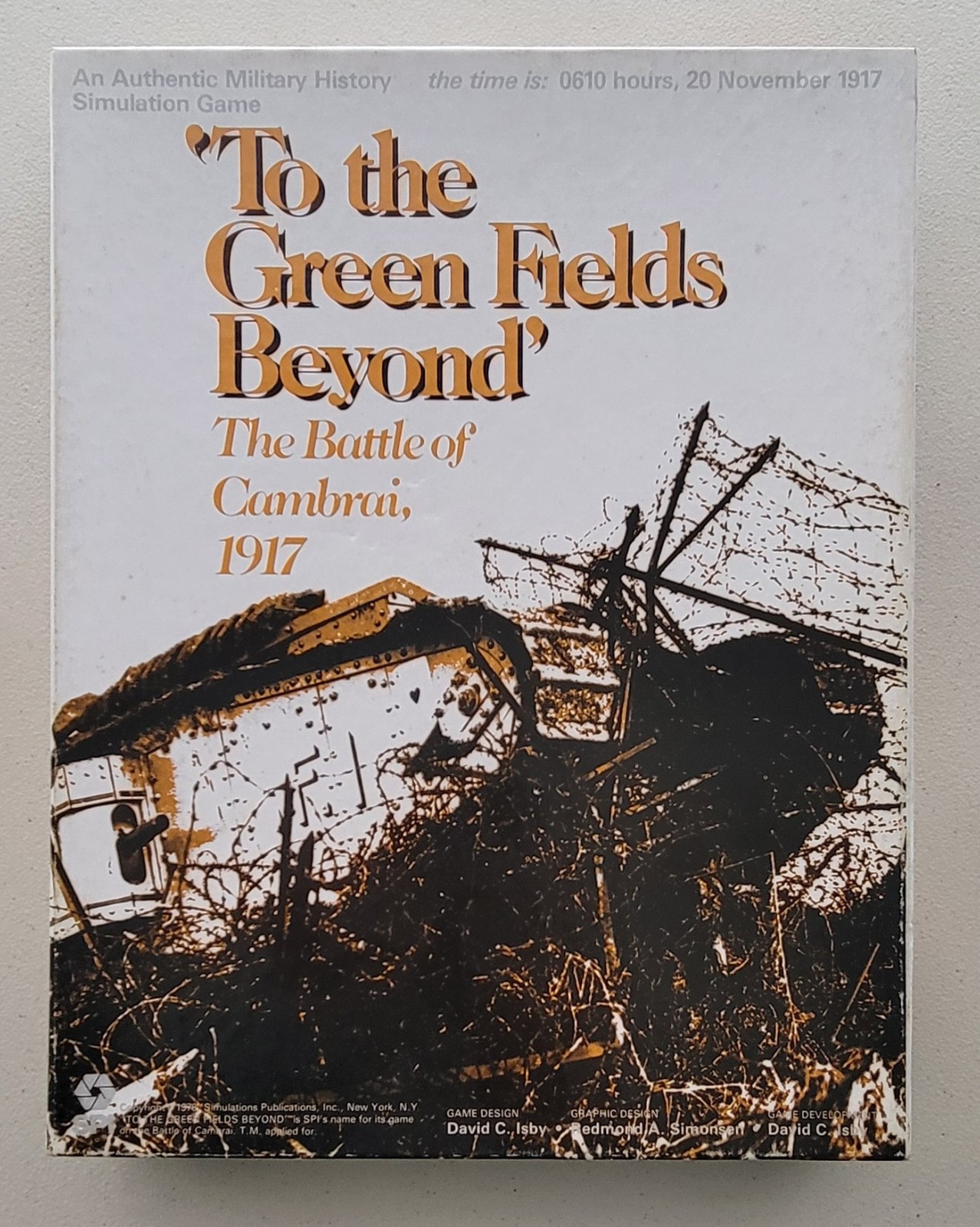 SPI, WWI Battle, To The Green Fields Beyond, Used, VG Condition, Punched