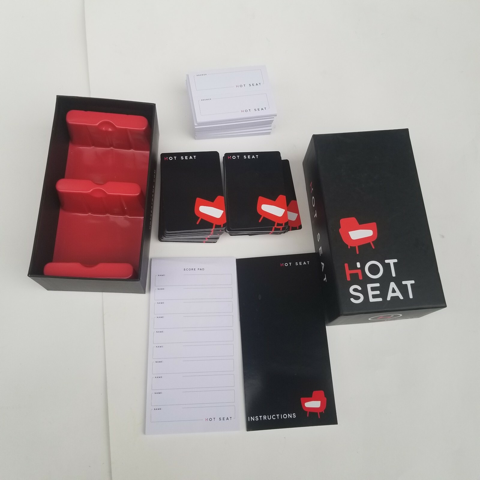 Buffalo Games “HOT SEAT” Adult Party Game About Your Friends 4-10 Players