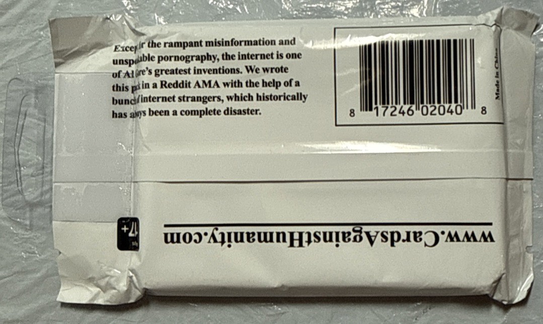Cards Against Humanity Expansion Pack WORLD WIDE WEB New & Sealed