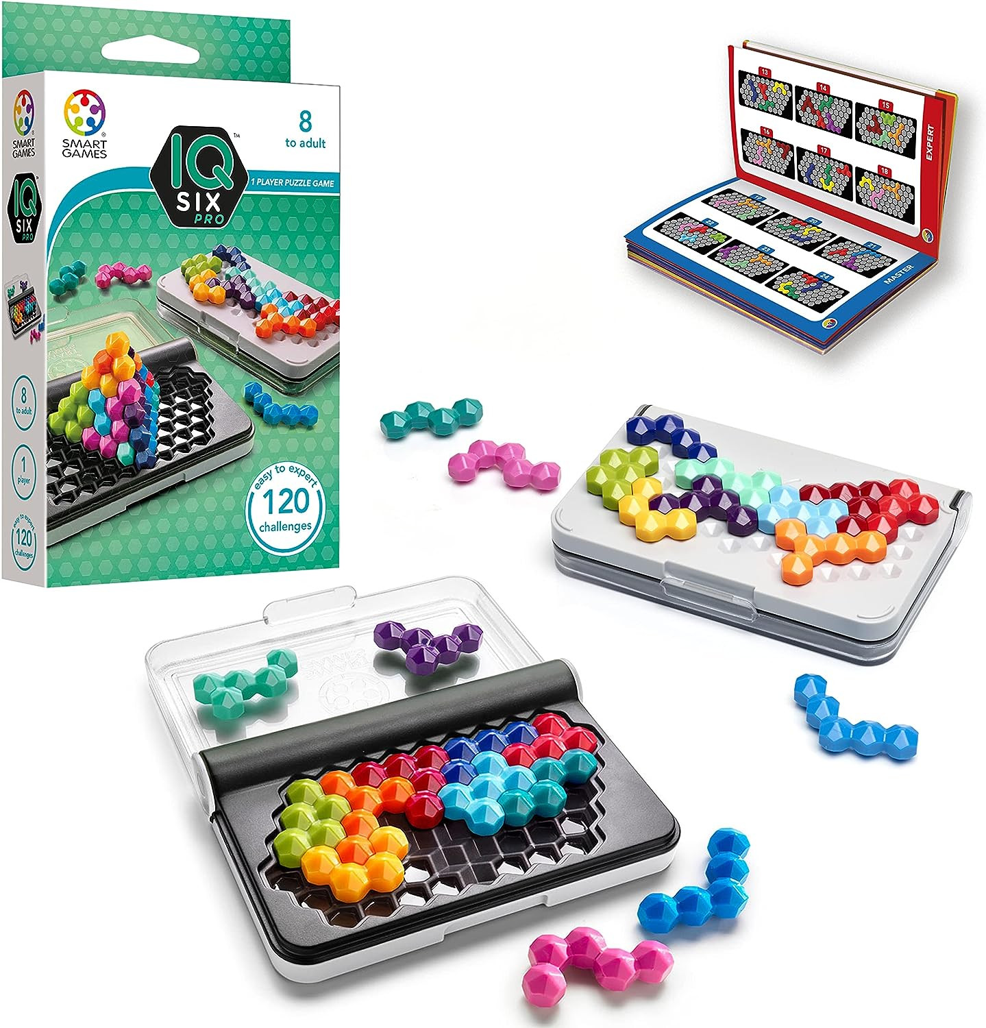 IQ Six Pro Travel Game for Kids and Adults, a Skill-Building Brain Game – Brain
