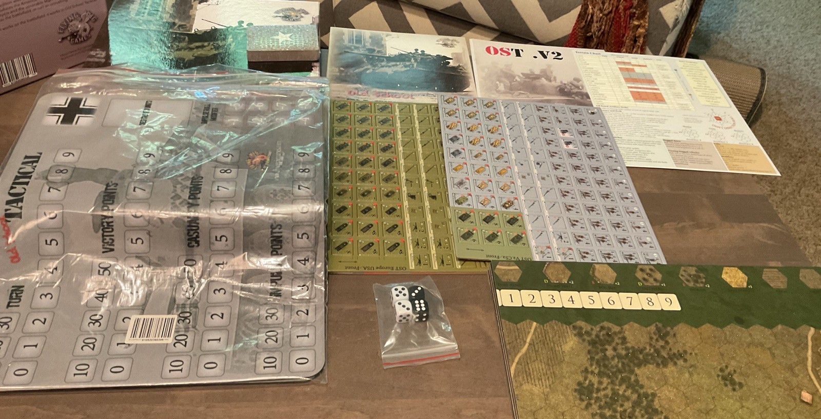 Flying Pig Wargame Old School Tactical (Volume 2) Box UNPUNCHED w/PLAYER MATS 💯