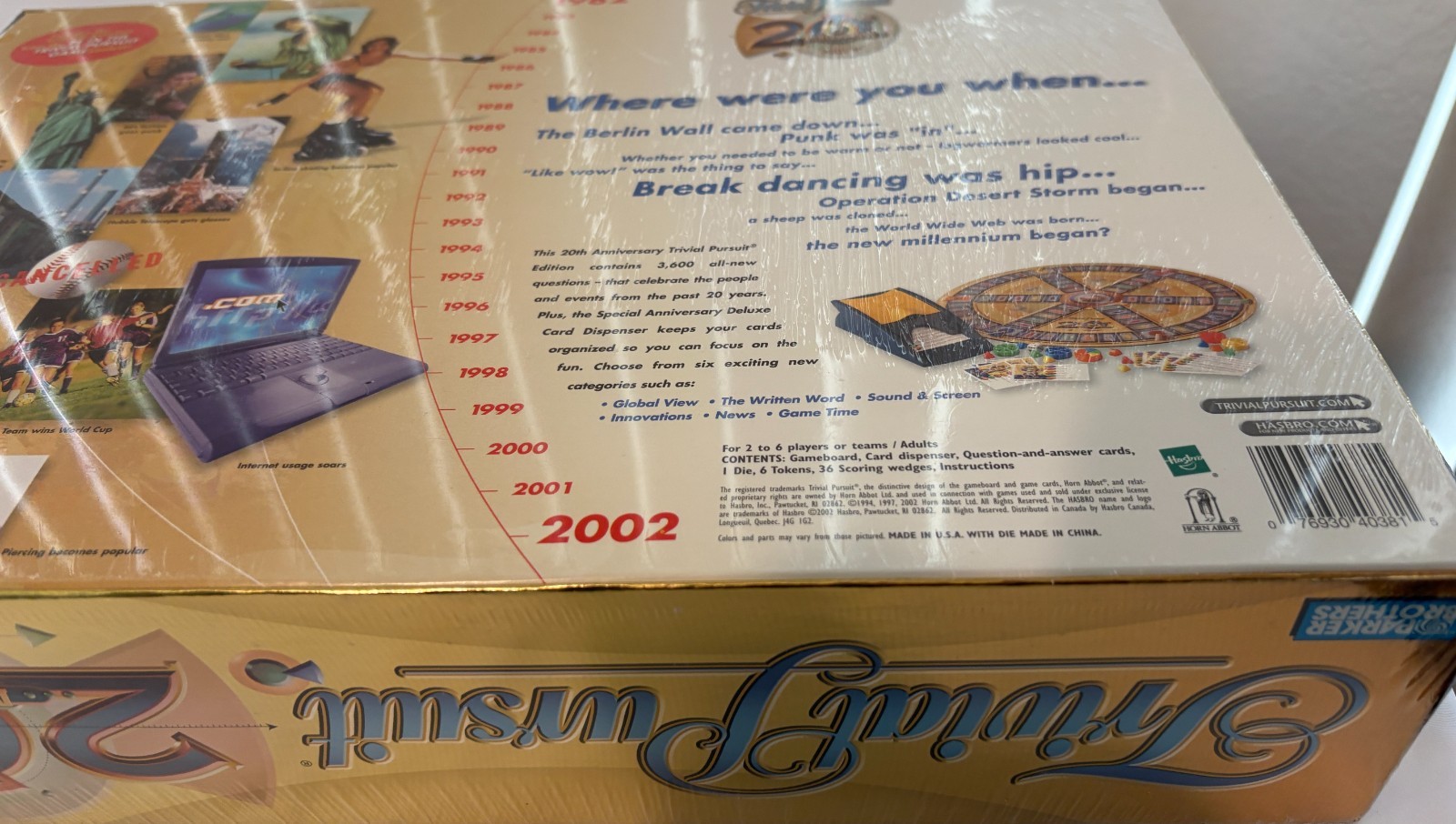 Trivial Pursuit 20th Anniversary Edition Trivia Game