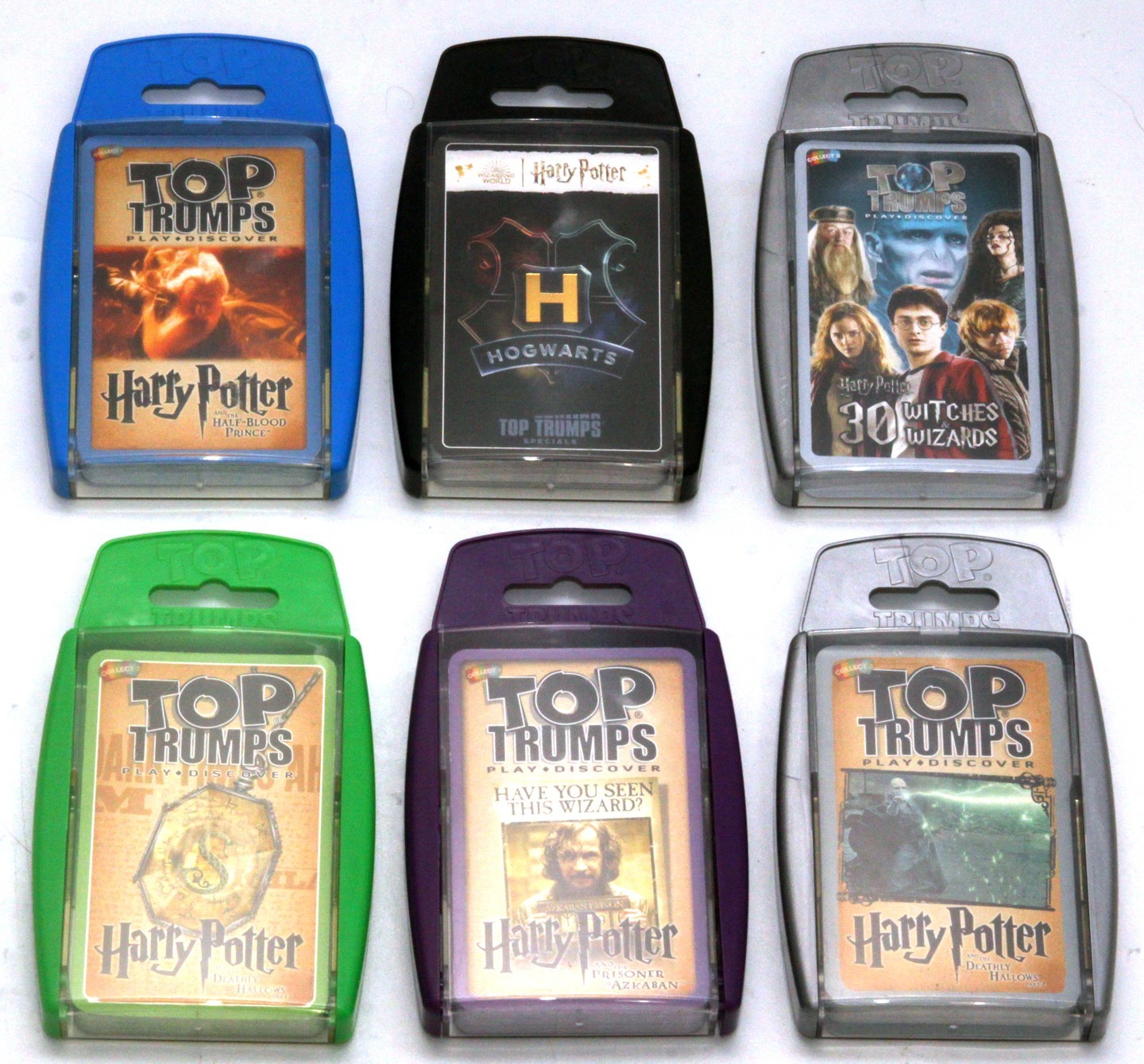 Lot 6 Harry Potter Top Trumps Sets Hogwarts Half-Blood Prince Witches & Wizards!