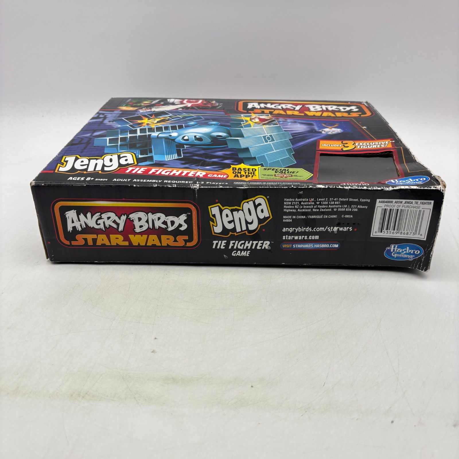Angry Birds Star Wars Jenga Tie Fighter Game INCOMPLETE Hasbro Gaming 2013