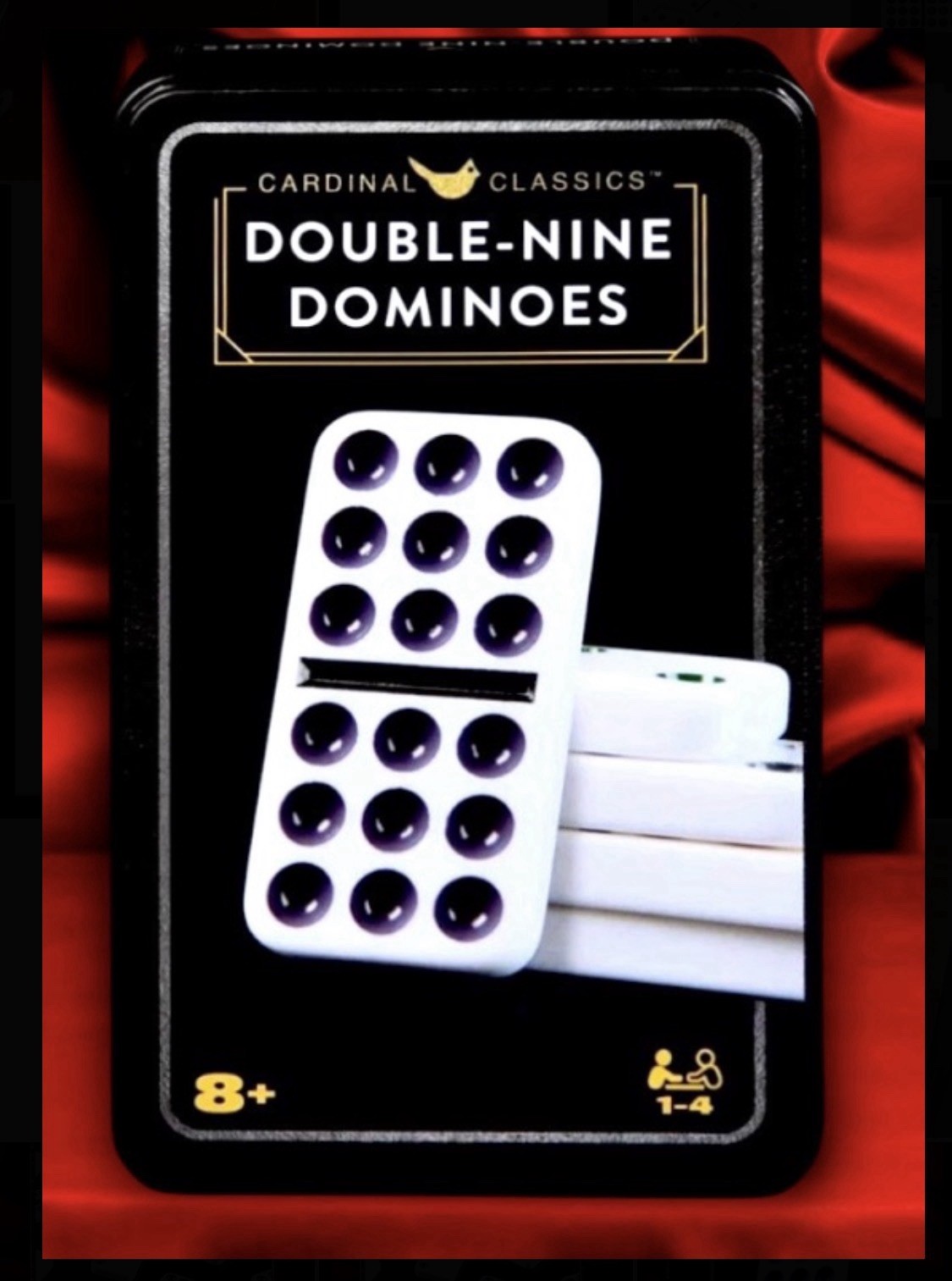 Spin Master Games Cardinal Classics Double Nine Dominoes 55pc Set in Storage Tin