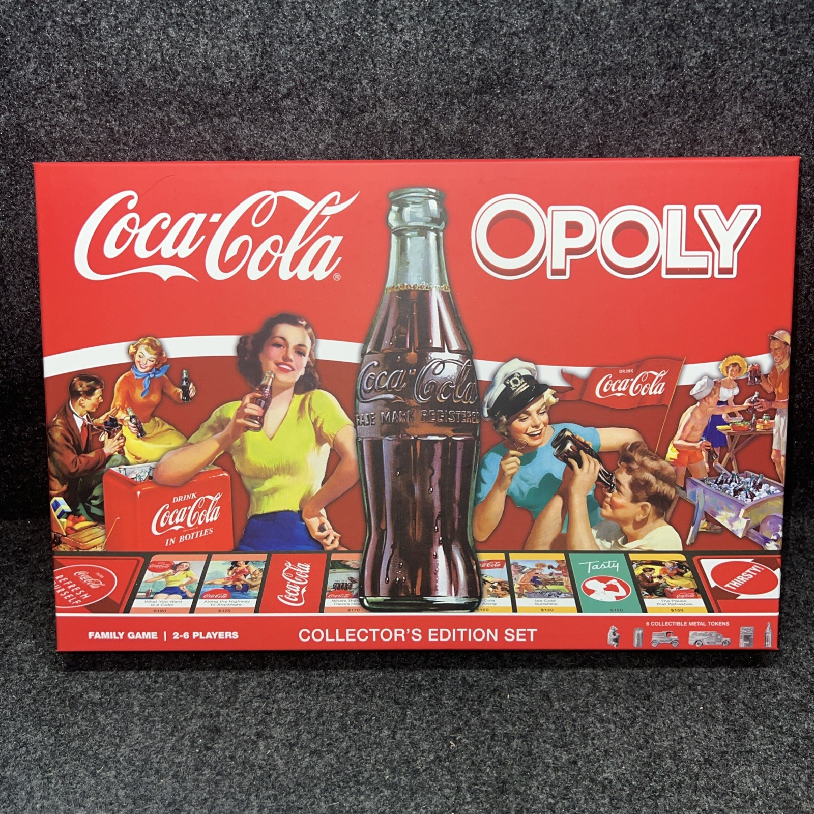 NEW 2020 Monopoly Coca-Cola Opoly Board Game Coke Collector’s Edition Sealed