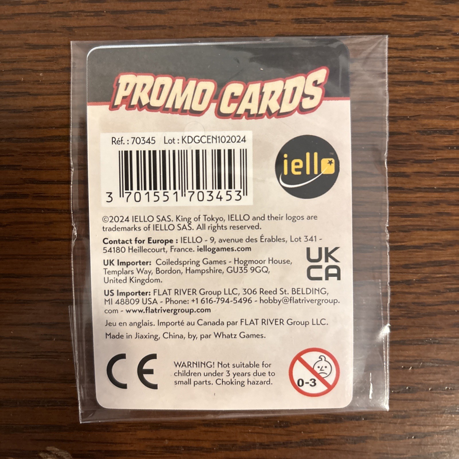 King of Tokyo Duel Promo Card Pack￼