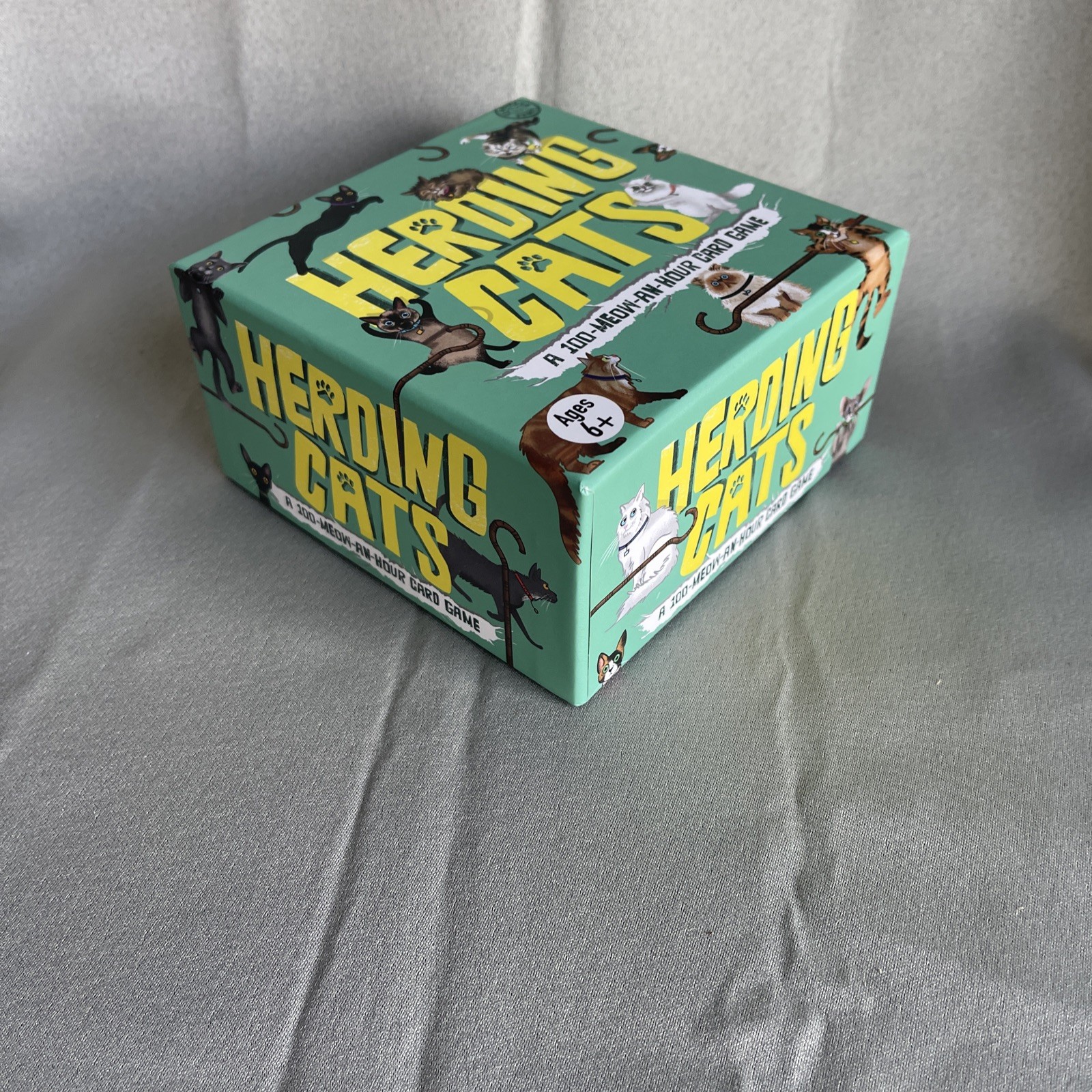 Herding Cats Card Game “100-Meow-an-Hour” Fast & Fun 20 Min to Play Ages 6+