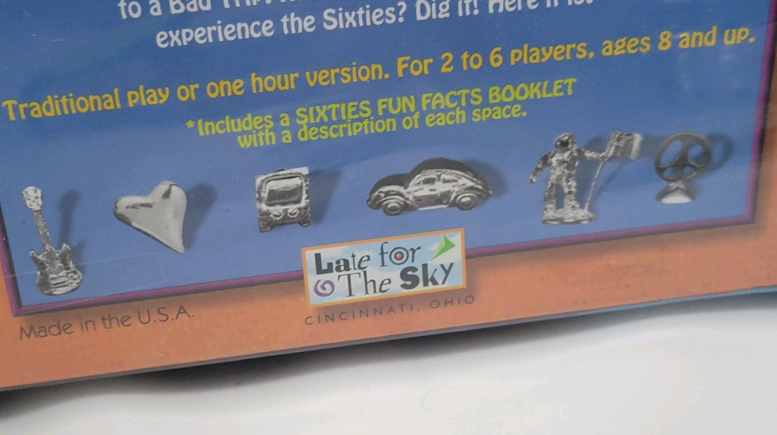 THE 60s Real Estate Trading Game NEW Factory Sealed Late for The Sky Board Game