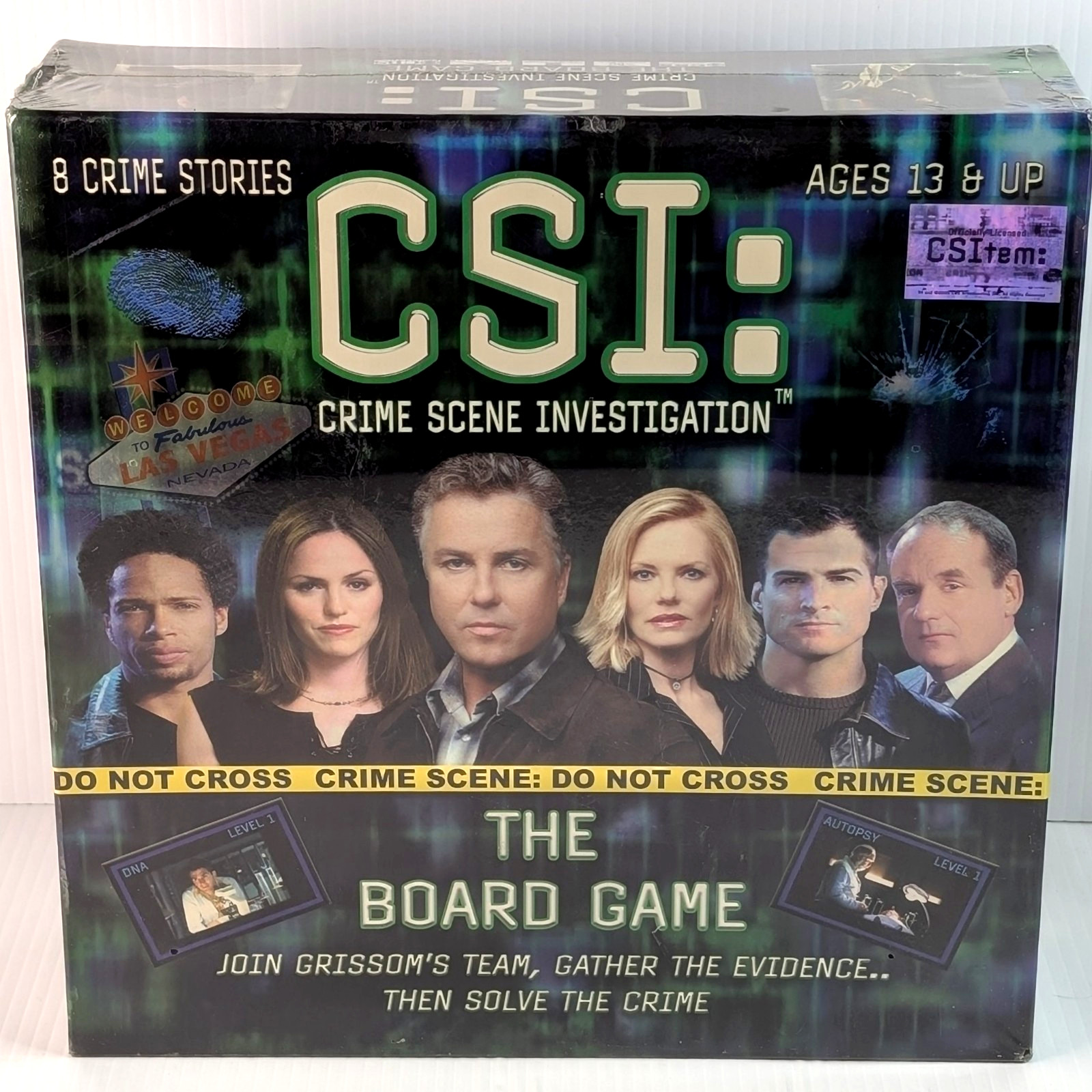 CSI: Crime Scene Investigation The Board Game CBS Specialty 2004 Complete