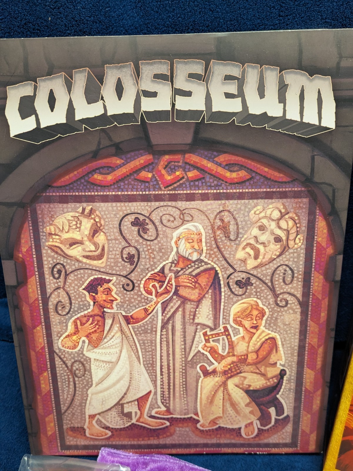 TMG Colosseum Board Game Deluxe Emperor’s Edition Metal Coins NEW with Sleeve