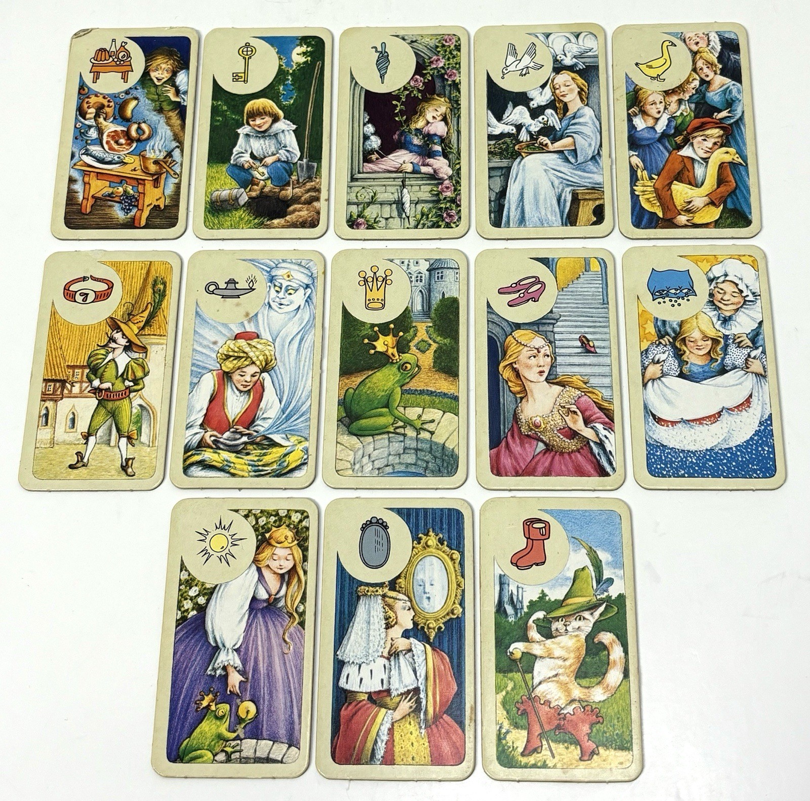 Ravensburger Enchanted Forest 1982 Game Original Replacement Cards Full Set 13