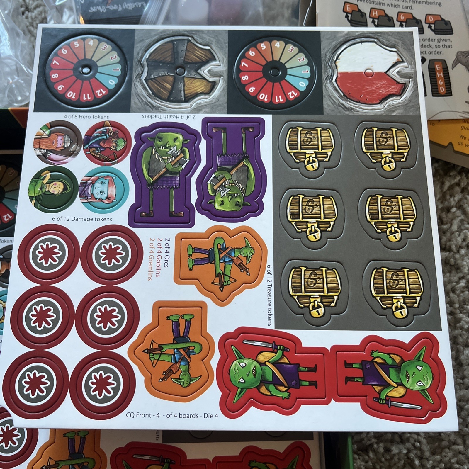CoraQuest Board Game Kickstarter Edition Dungeon Explorer 1-4 Players