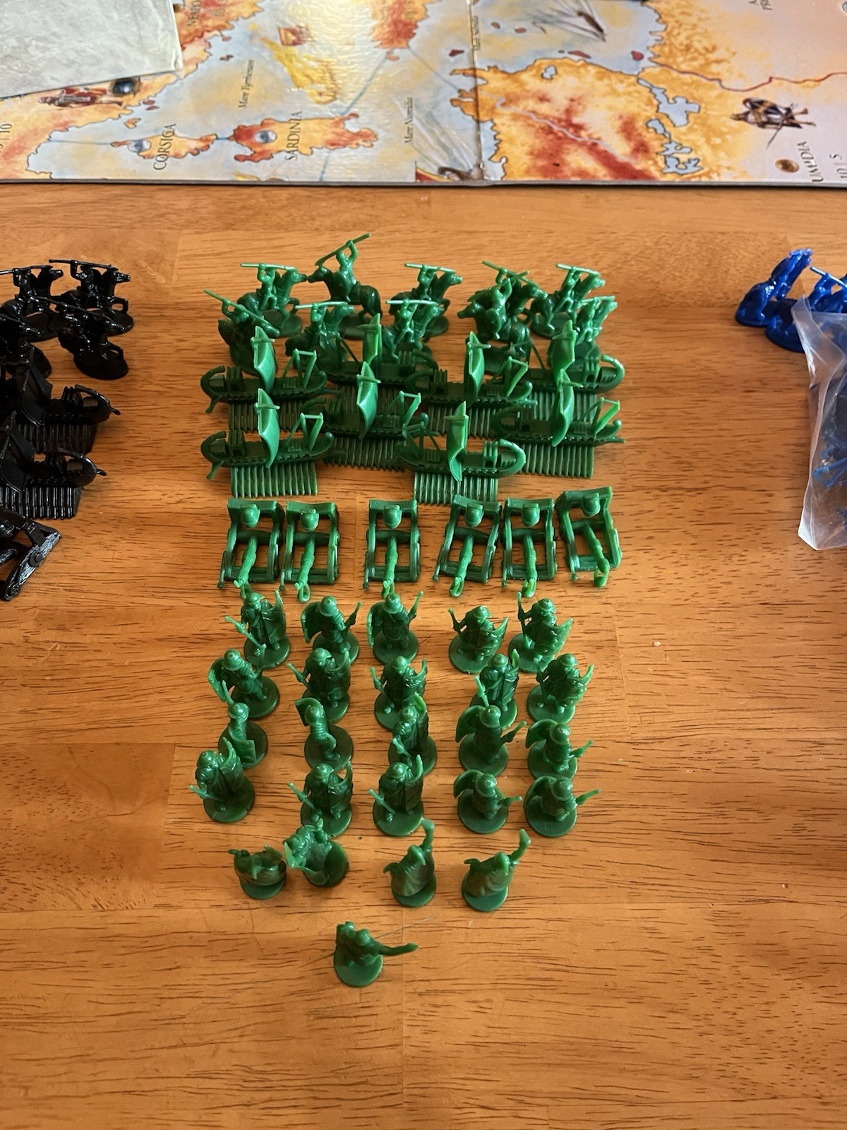 Conquest of the Empire Board Game Eagle Games Version 2005 Nearly Complete Figs