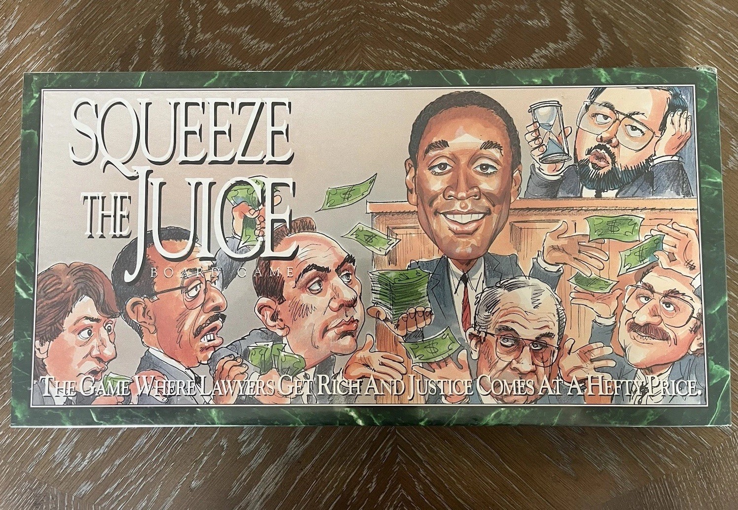 SQUEEZE THE JUICE Board Game 1995 Factory Sealed Rare Political Satire Game SCNA