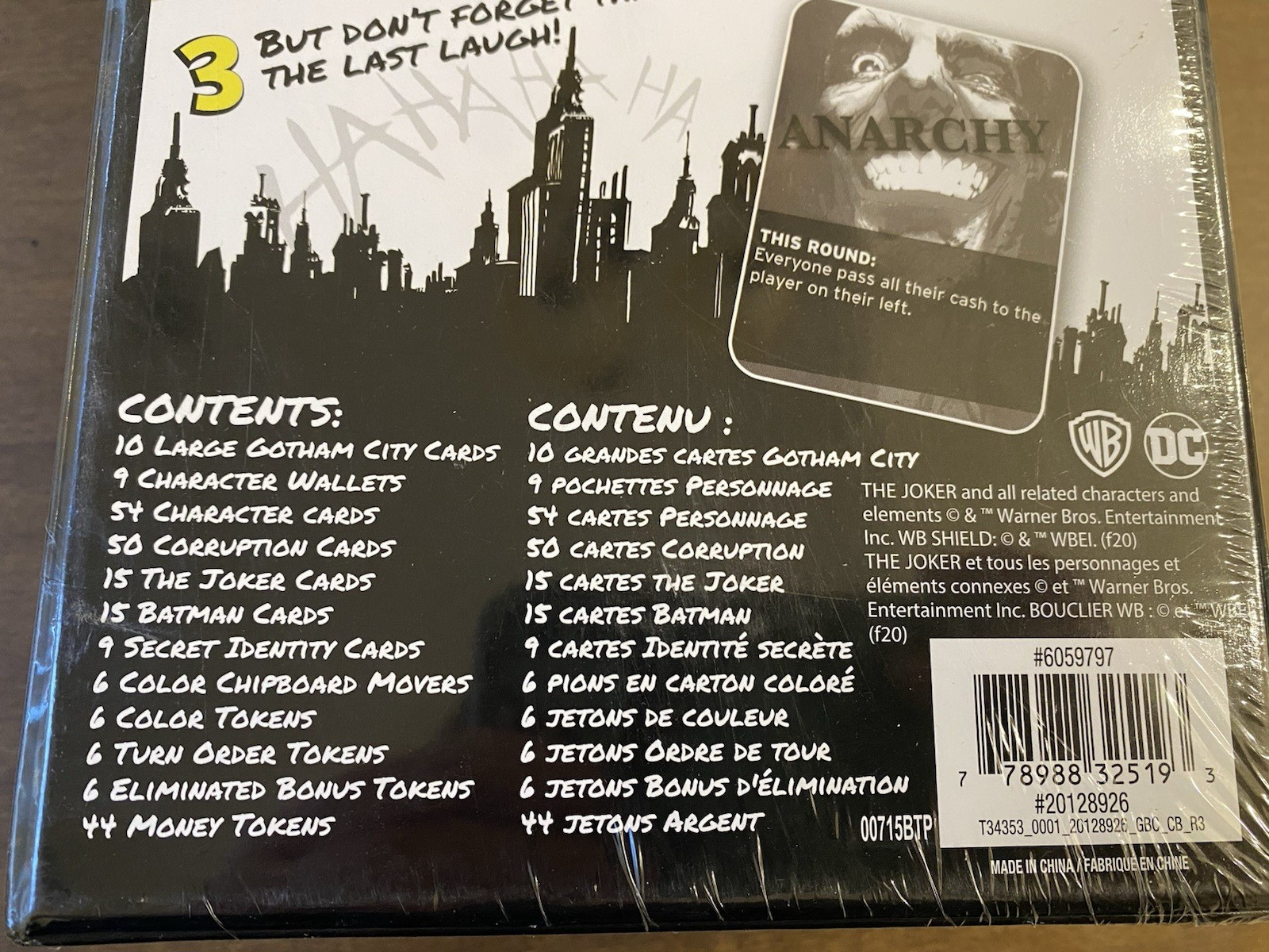 NEW 2020 The Joker: A Diabolical Party Game, Spin Master DC Comics BATMAN Sealed