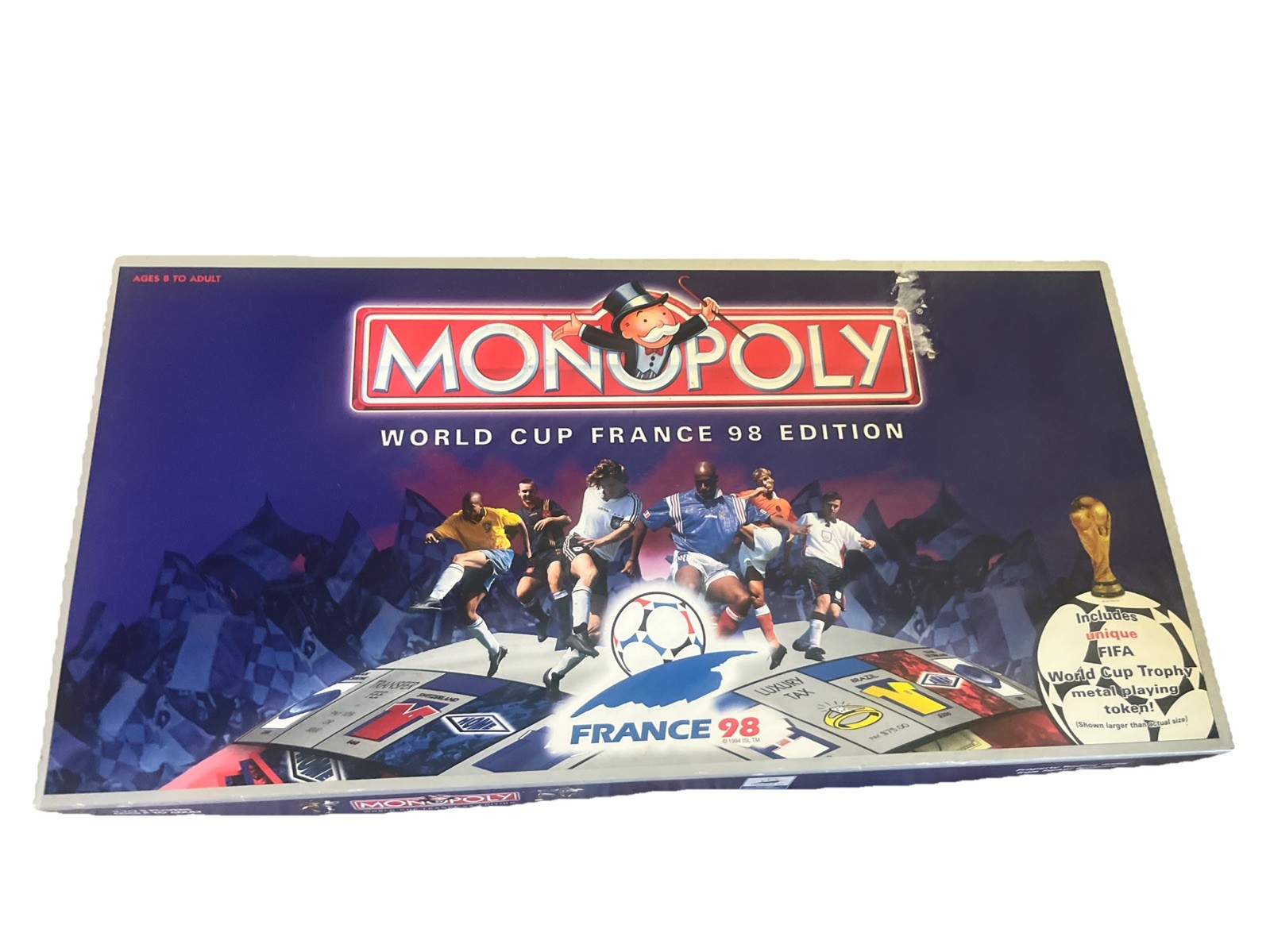 Monopoly FIFA World Cup France 98 Edition ISL Soccer Vtg 90s Board Game Complete