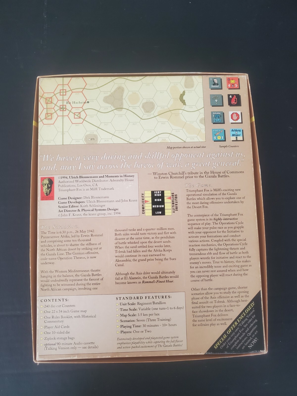 MOMENTS IN HISTORY TRIUMPHANT FOX COMPLETE UNPUNCHED