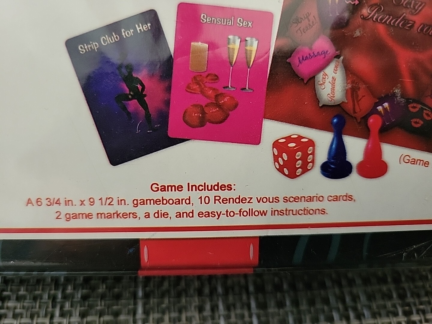New Old Stock Romantic Rendezvous Relationship Sexy Couple Intimacy Board Game