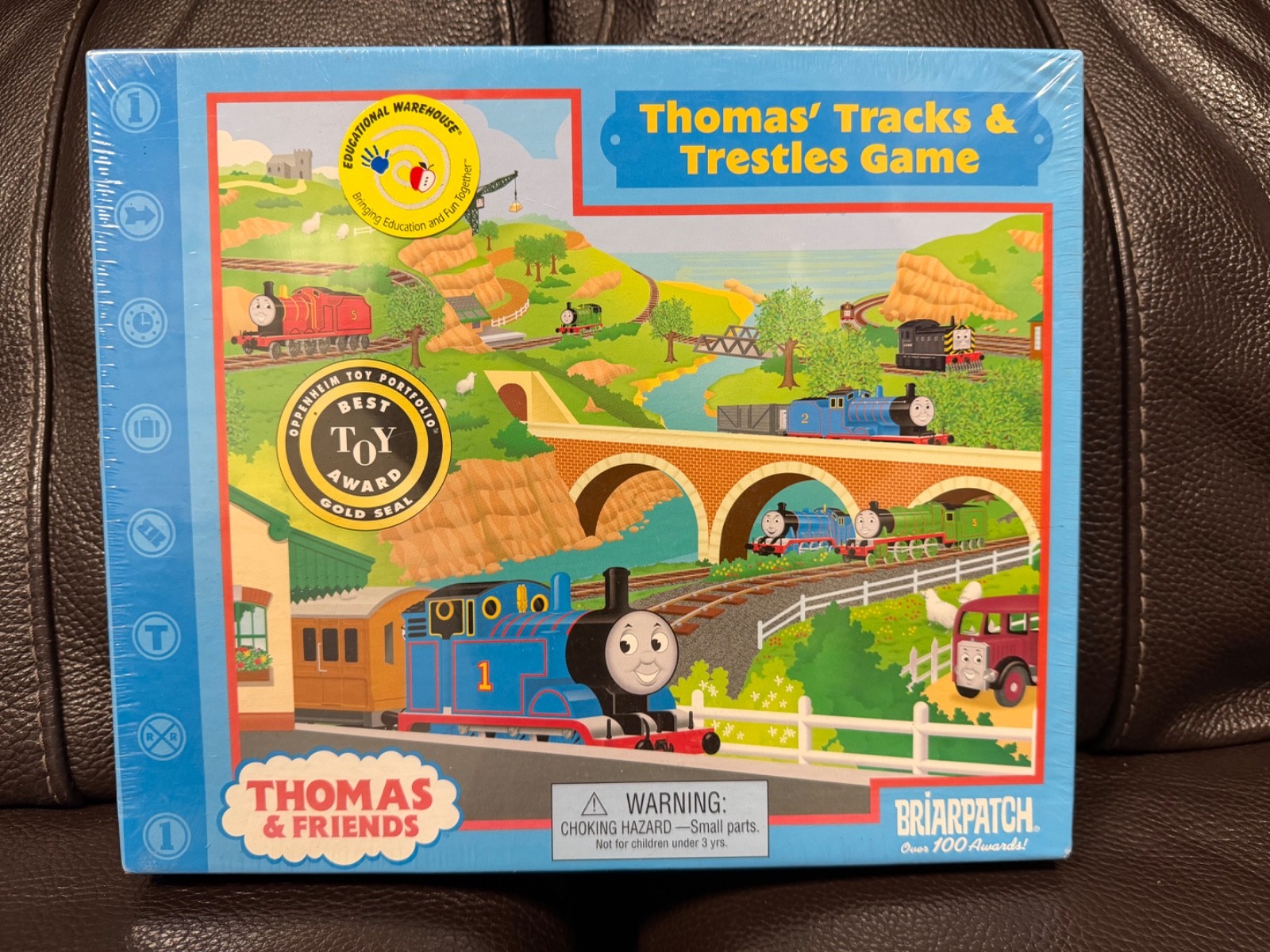 THOMAS & FRIENDS THOMAS’ TRACKS & TRESTLES GAME BRIARPATCH 2003 NEW SEALED
