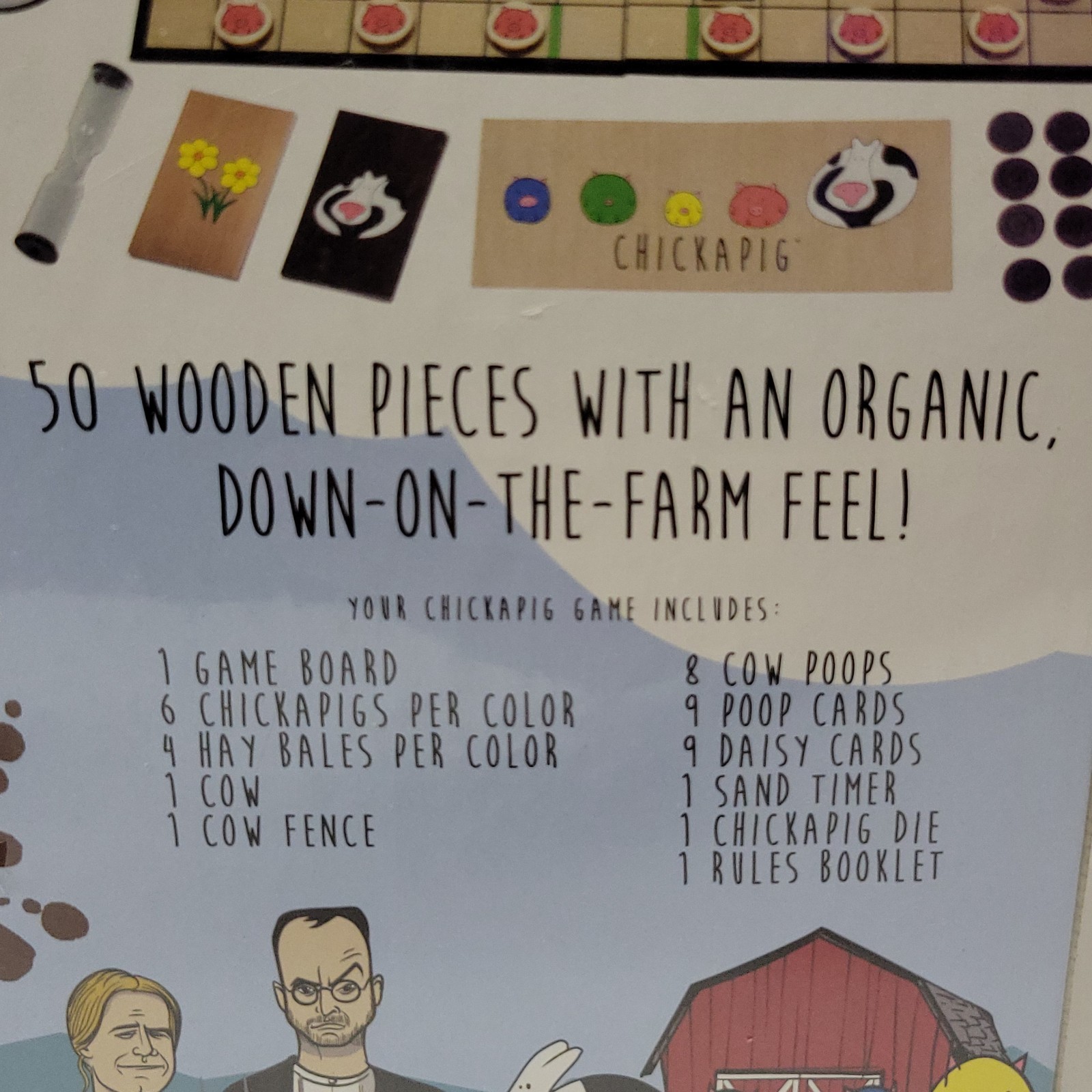 Chickapig The Family Fun Farmknh Board Game Farm to Table NEW! Farm animals